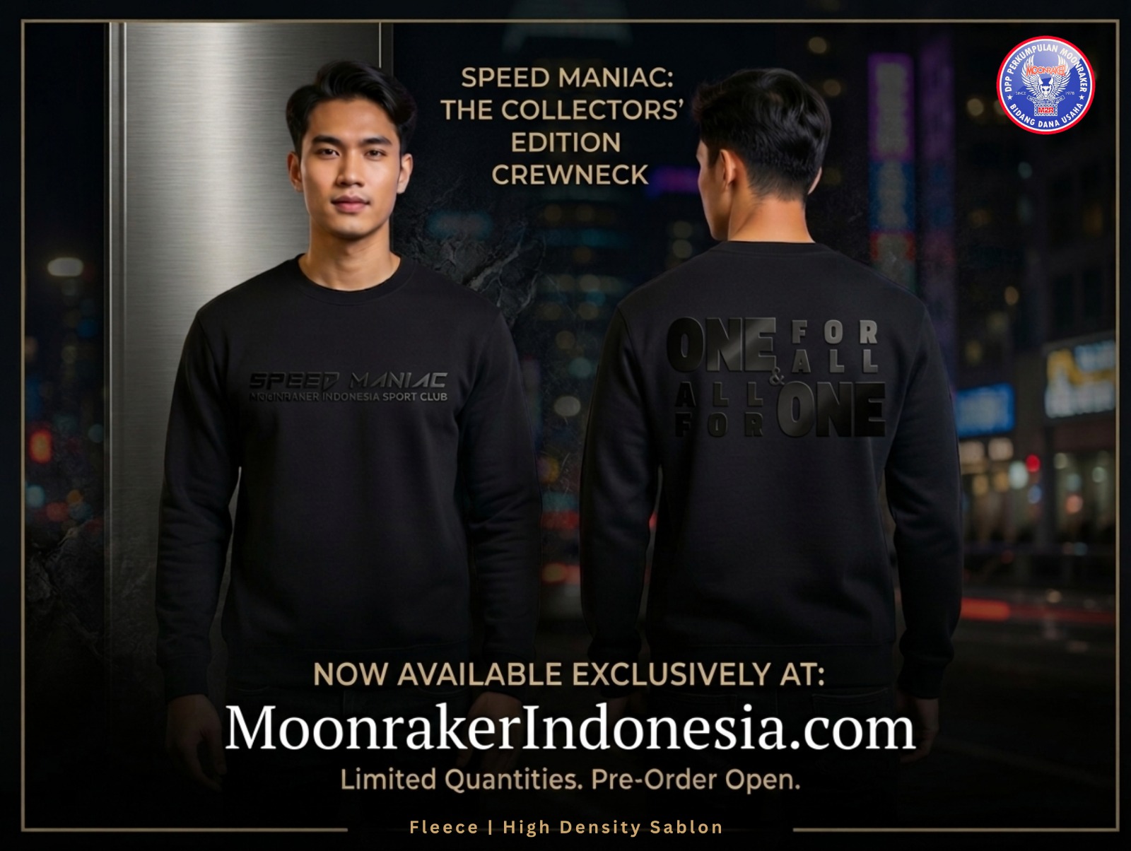 Crewneck Black Moonraker