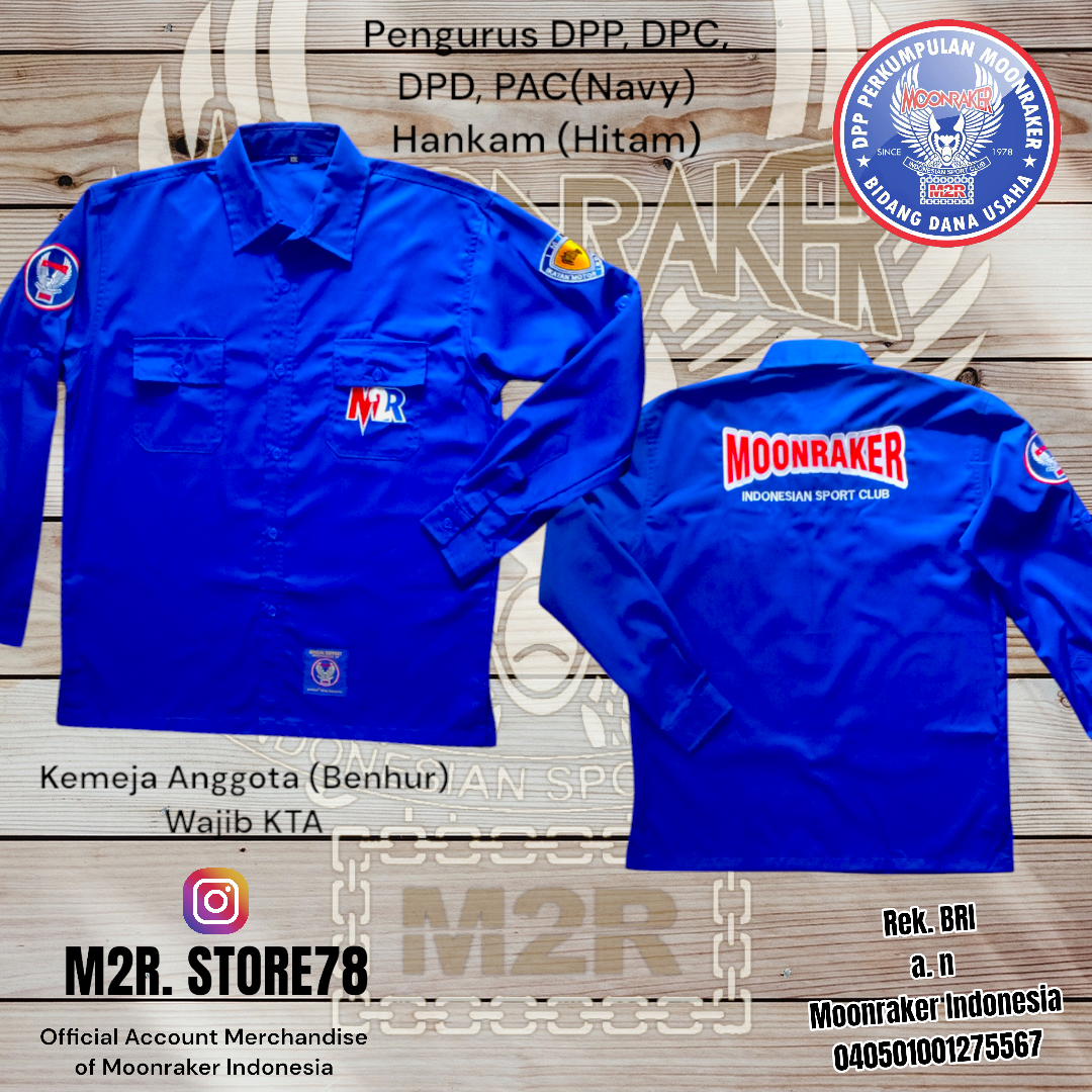 Kemeja Anggota Official Moonraker