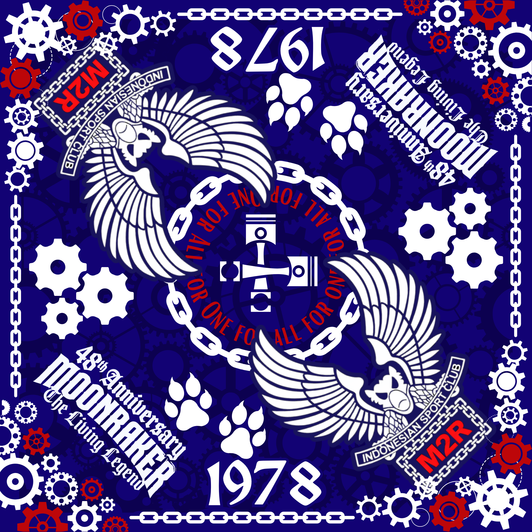Syal Bandana 48th Anniversary
